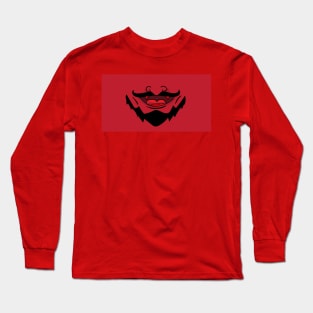 the devil smile satan halloween Long Sleeve T-Shirt